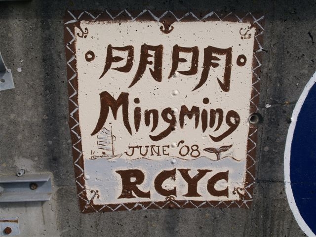 Mingming leaves her mark